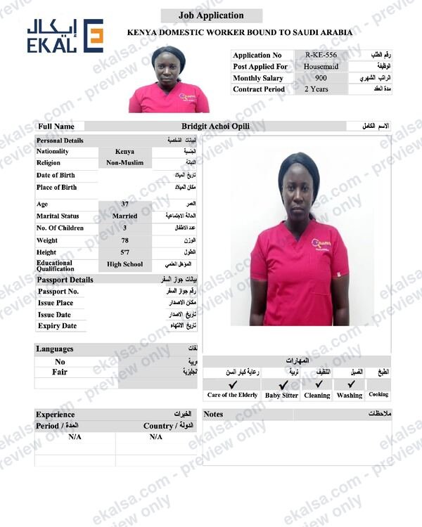 CV of Bridgit Achoi Opili