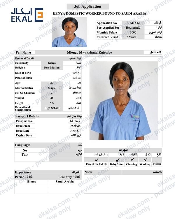 CV of Mlongo Mwakalamu Katembe